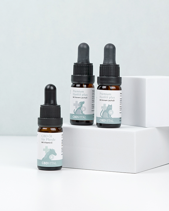 CBD Hanföl Tropfen für Pferde mit 3000 mg CBD