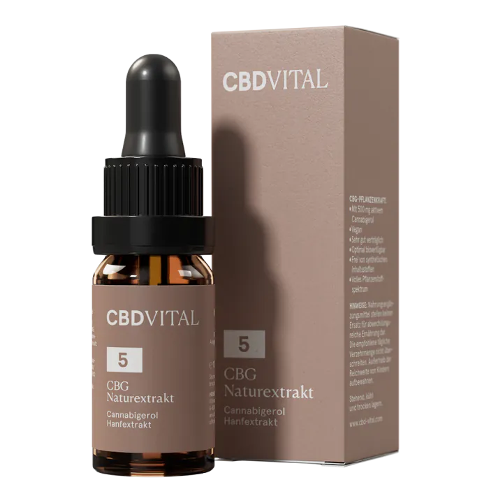 CBG Öl 5% kaufen - naturreine Cannabigerol-Tropfen
