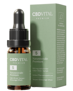 CBD Naturextrakt PREMIUM &Ouml;l 5%