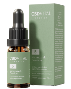 CBD Naturextrakt PREMIUM Öl 5%-10ml
