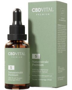 CBD Naturextrakt PREMIUM Öl 5%-30ml