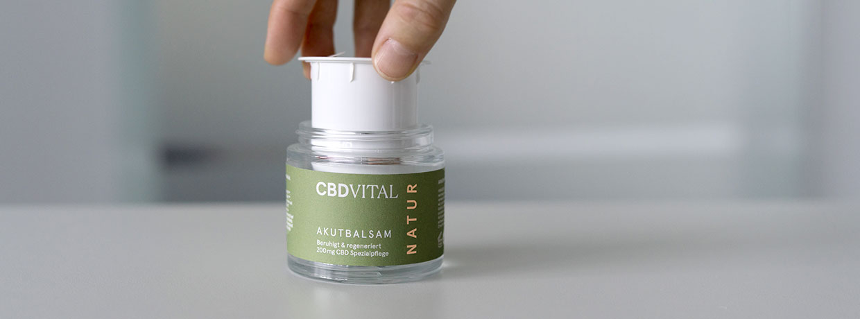 Nachfüllen statt Wegwerfen: So smart ist der neue CBD Akutbalsam