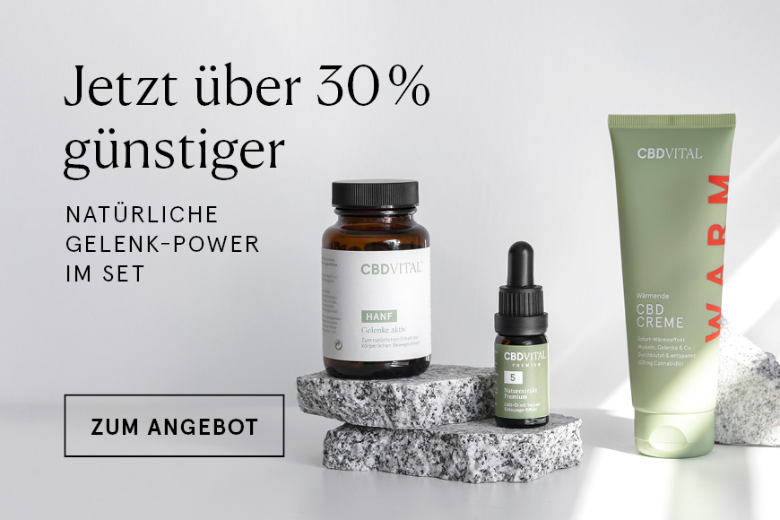 CBD Produkte für Gelenke