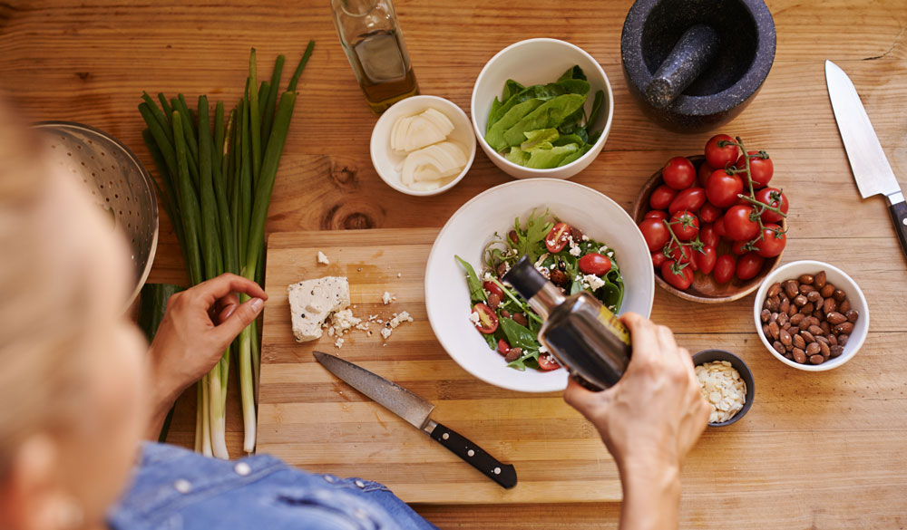 Eine ausgewogene und frische Ernährung