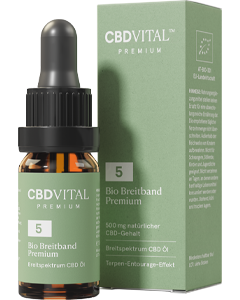 BIO CBD Breitband PREMIUM Öl 5%