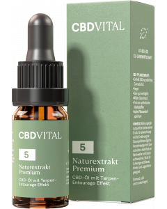 BIO CBD Naturextrakt PREMIUM Öl 5%